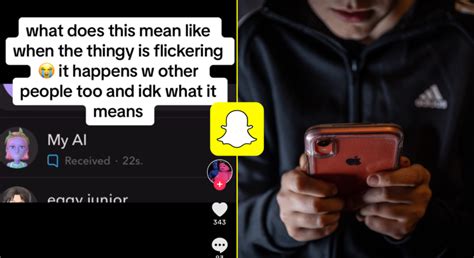 what does it mean when a snapchat is blinking|blinking text snapchat.